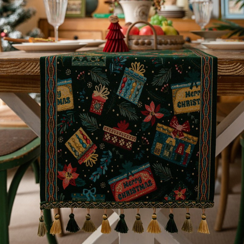 Xmas Gift Table Runner