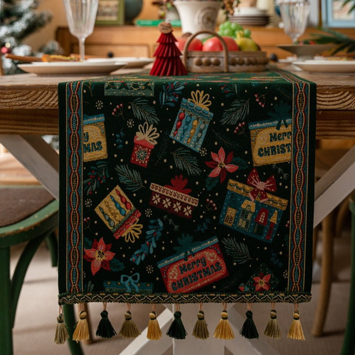 Xmas Gift Table Runner