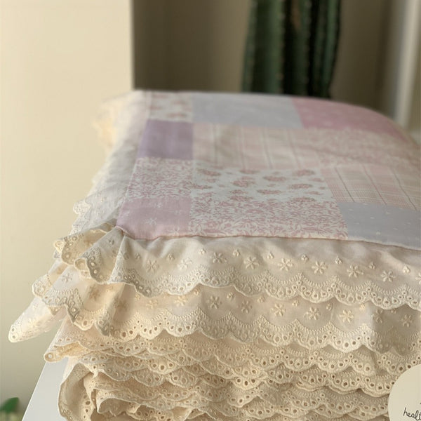 Rural Patchwork Summer Quilted Blanket