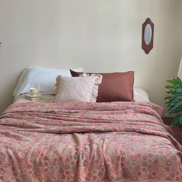 Barbie Garden Summer Quilted Blanket