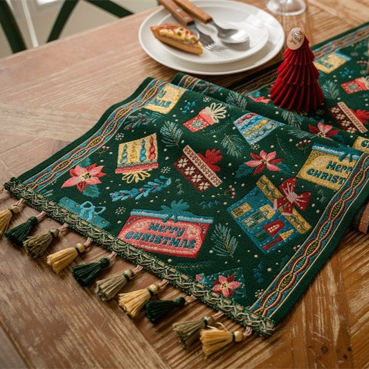 Xmas Gift Table Runner