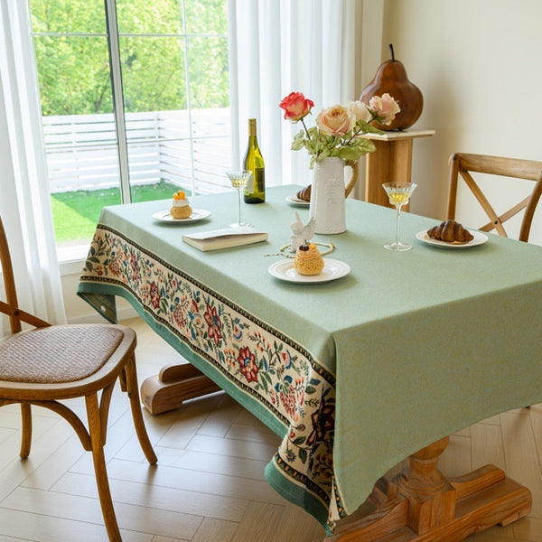 Cleaning Garland Tablecloth