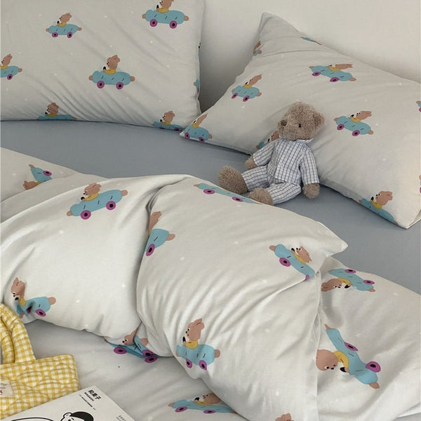 Floor It Puppy Bedding Set