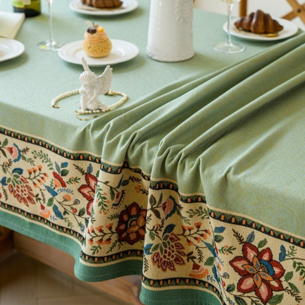 Cleaning Garland Tablecloth