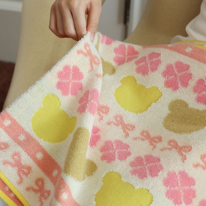 Bear And Clover Towel Collection