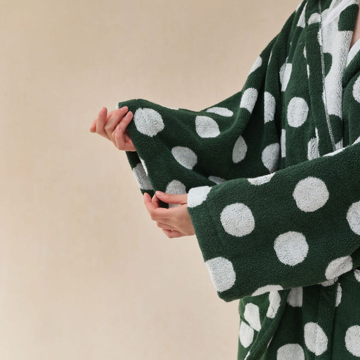 Vintage Polka Dots Bathrobe Unisex Collection