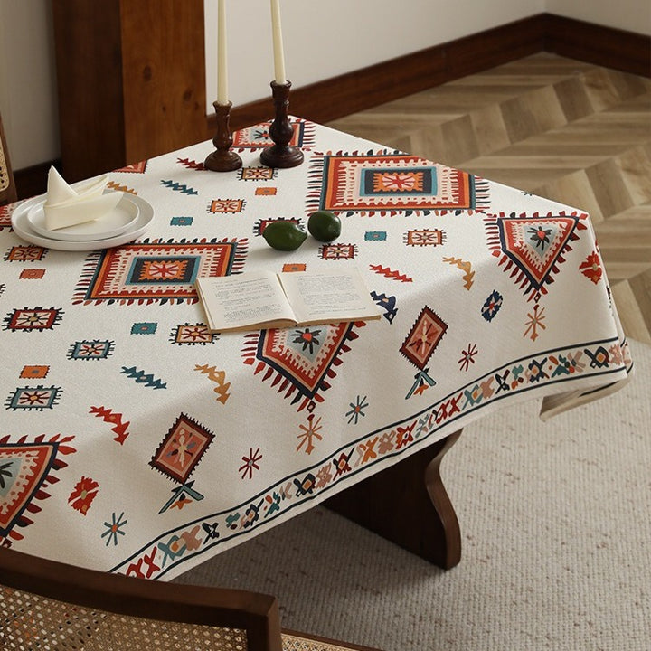 Moroccan Kilim Tablecloth