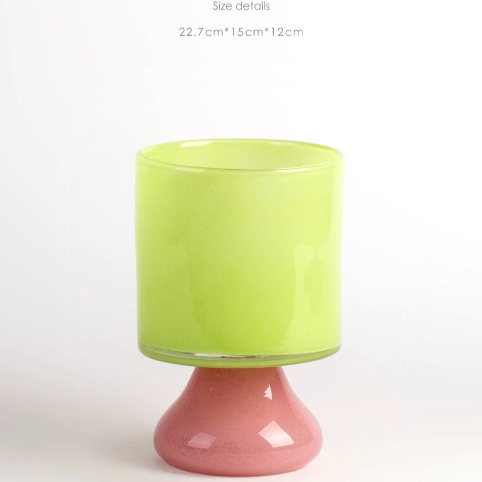Fun Contrast Glass Vase