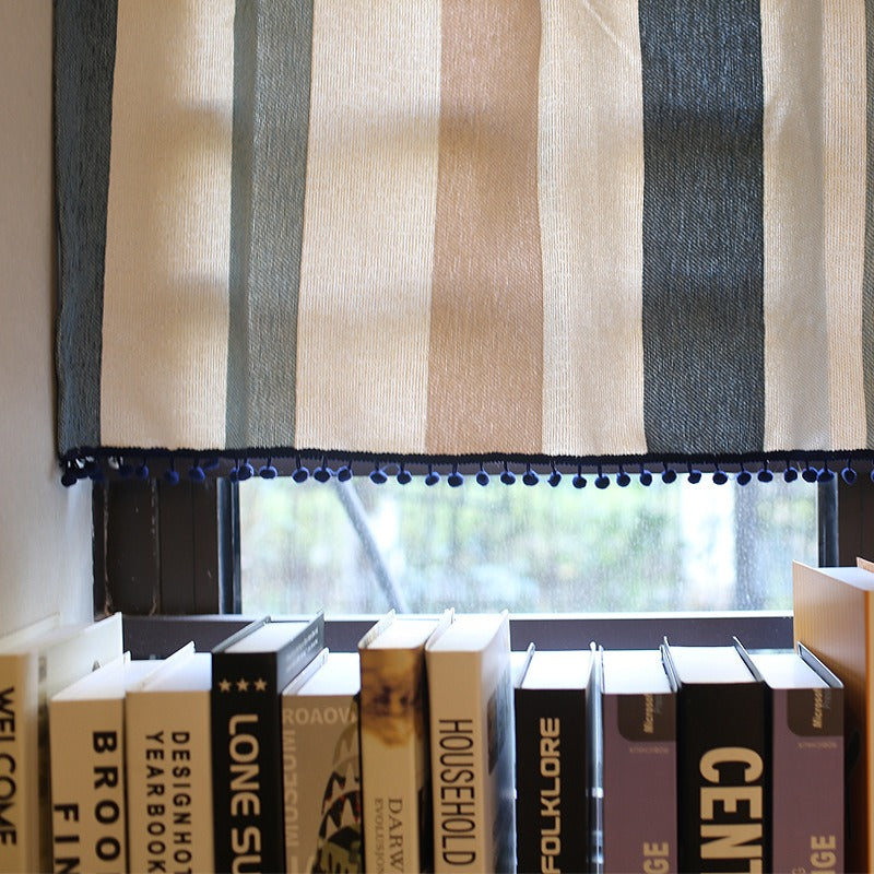 Calm Striped Cabinet Curtain