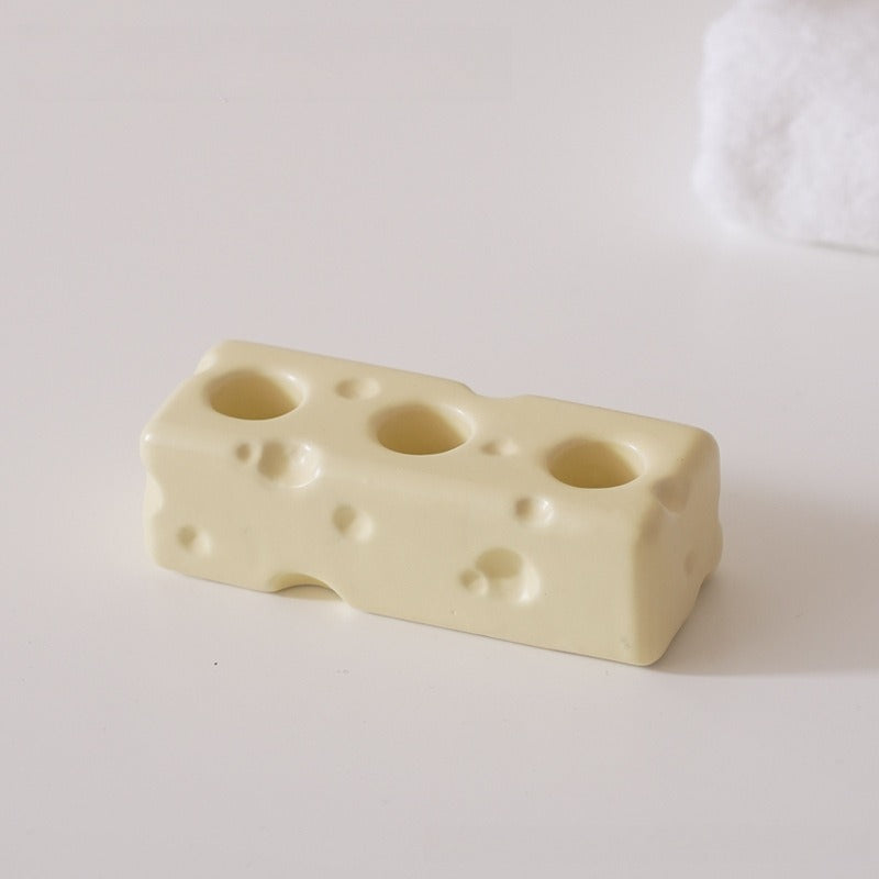 Cheddar Cheese Tooth Brush Holder