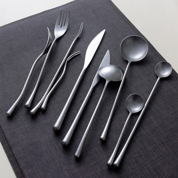 Vintage Distressed Silver Cutlery
