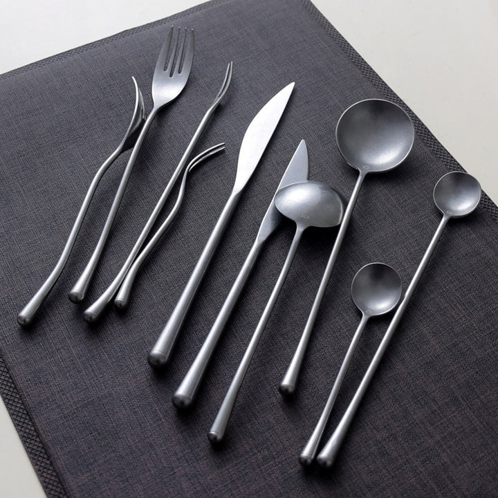Vintage Distressed Silver Cutlery
