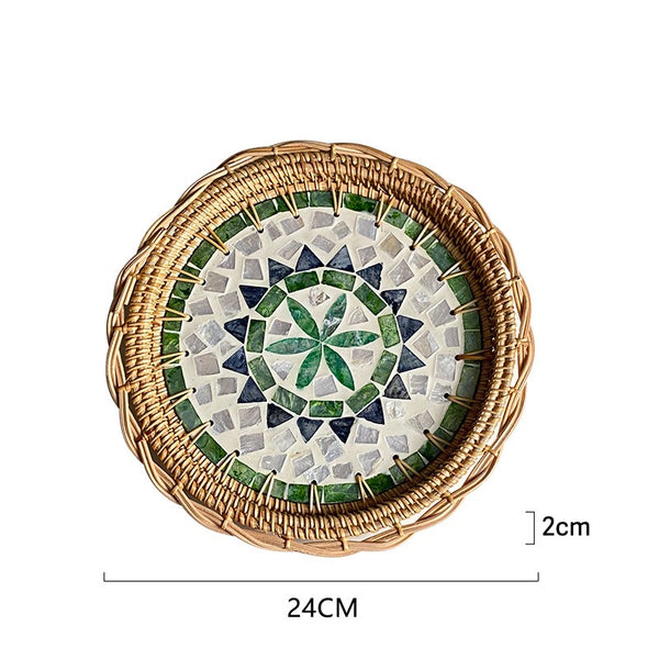 Garland Rattan Shell Tray