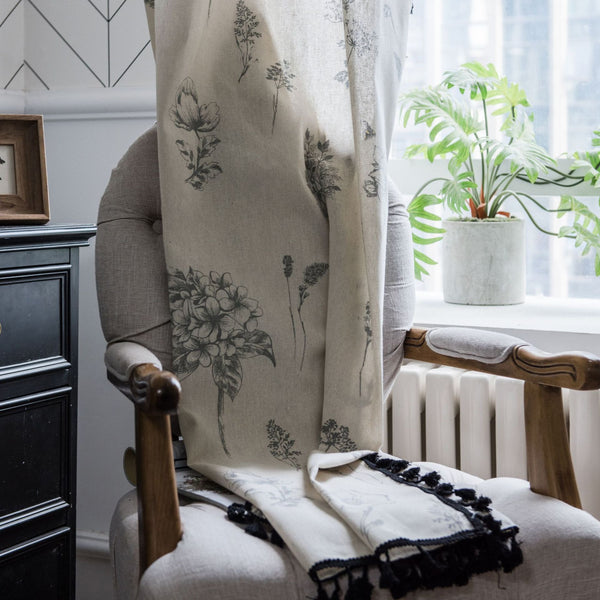 Grey Garden Curtain