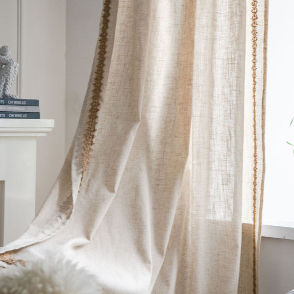 Nature Linen Beige Curtain
