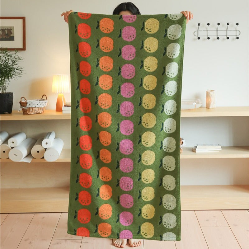 Clementine Dot Towel