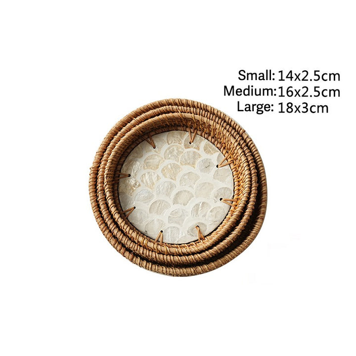 Coastal Breeze Shell Tray Set