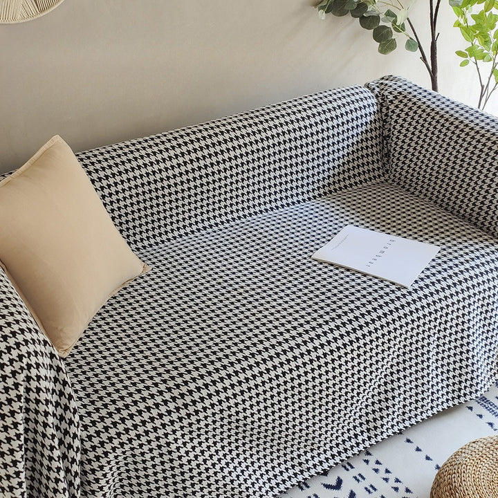 Houndstooth Sofa Cover