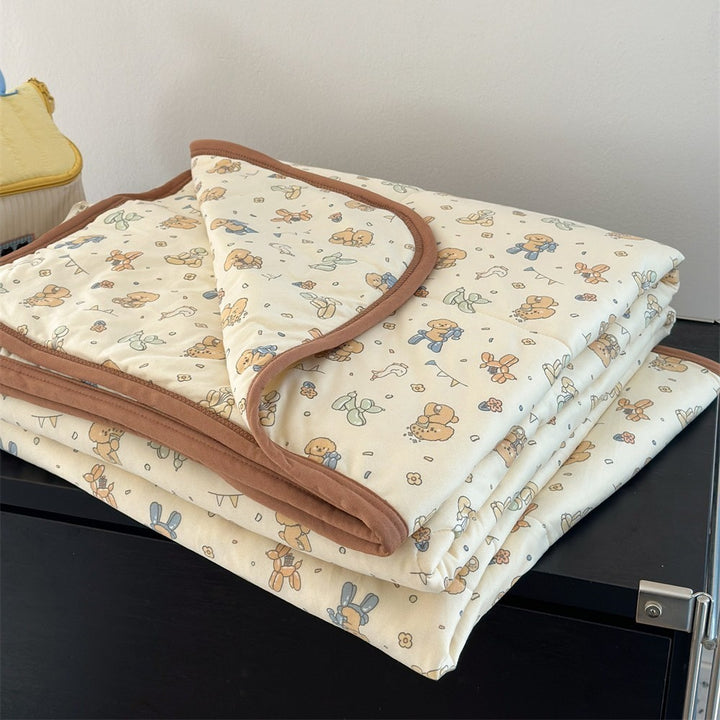 Balloon Dog Summer Quilted Blanket