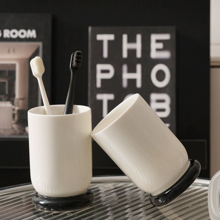 Ivory Stylish Toothbrush Holder Bath Accessories