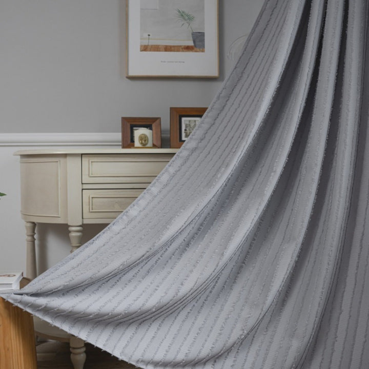 Textured Fringe Curtain
