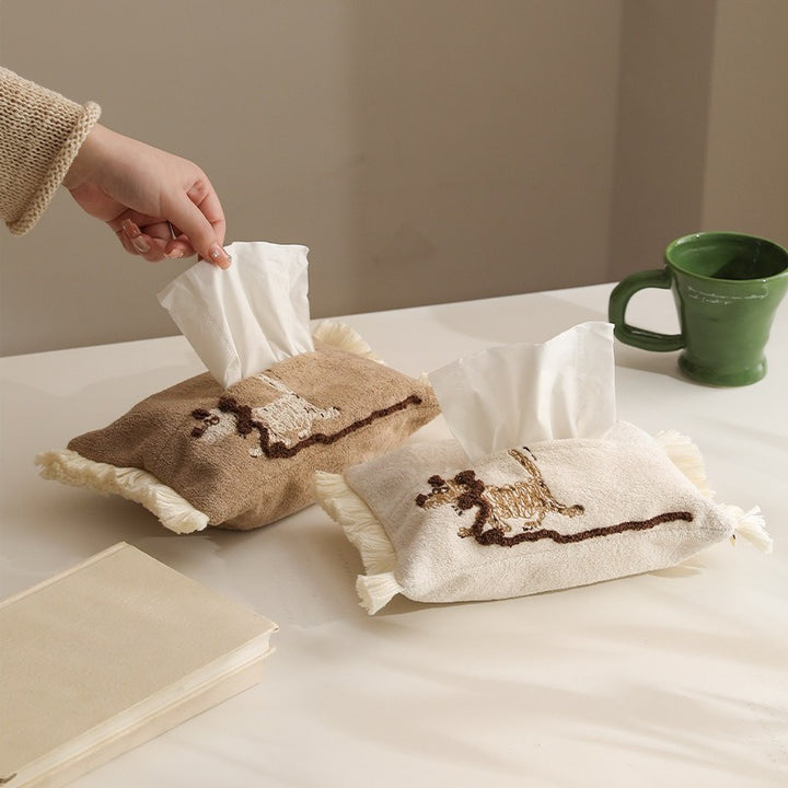 Sketchy Pup Tissue Bag