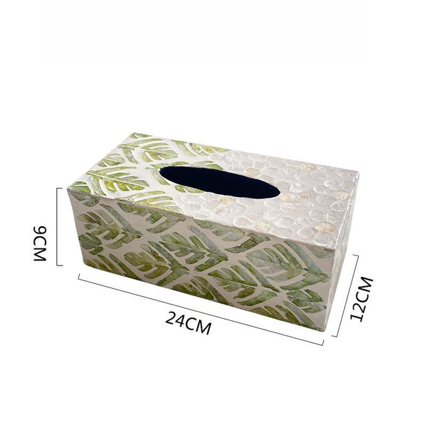 Summer Beach Shell Tissue Box