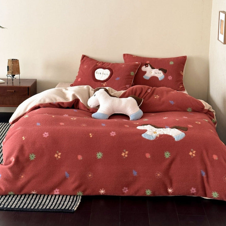 Lovely Pony Bedding Set