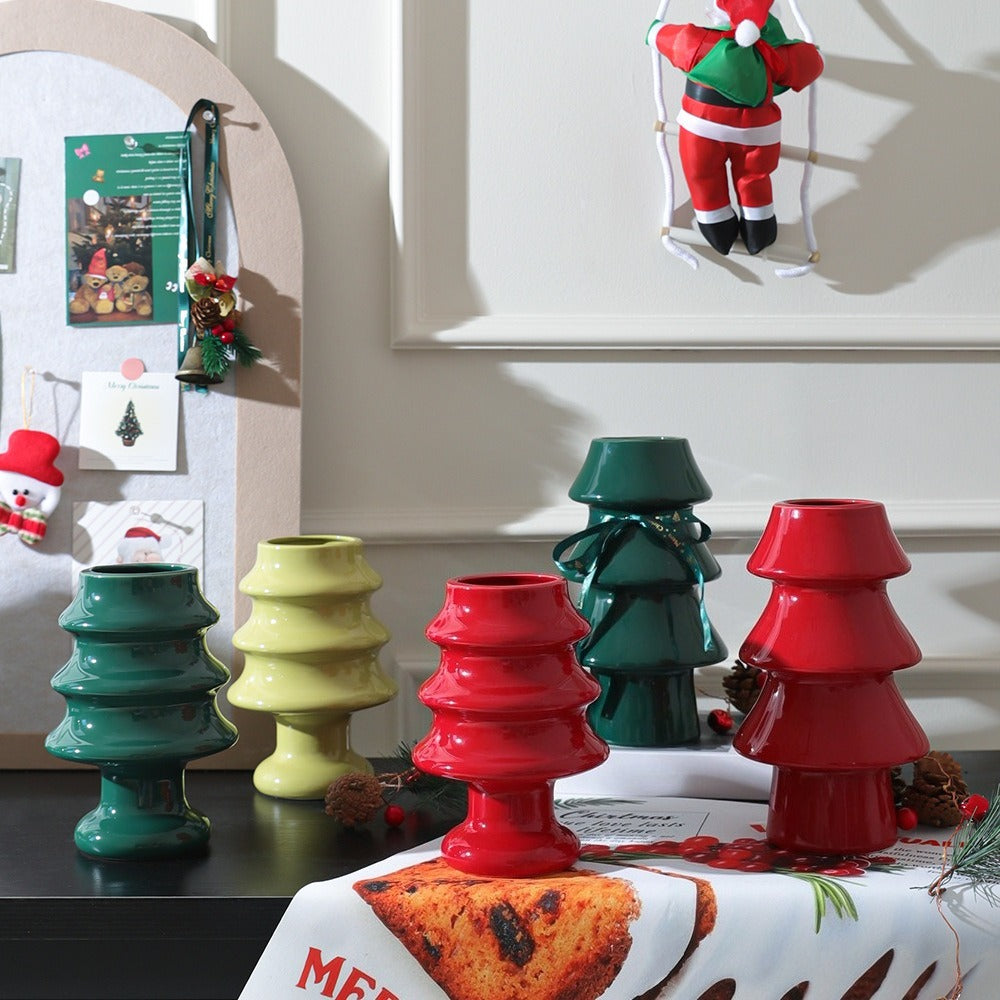 Christmas Tree Vase