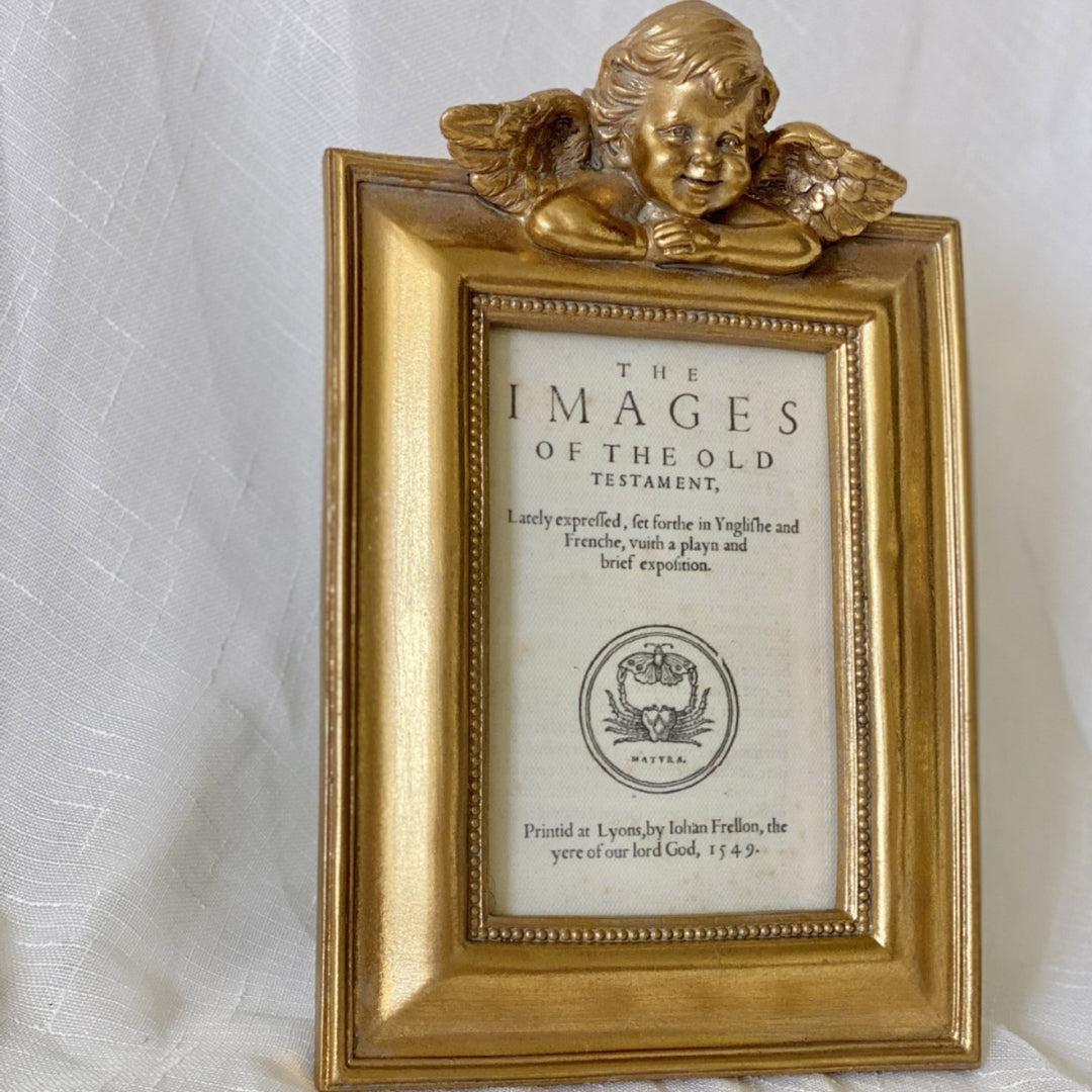 Regal Cherub Photo Frame
