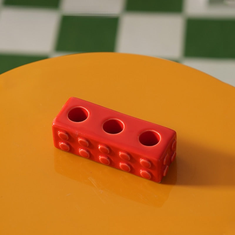 Colourful Block Toothbrush Holder Bath