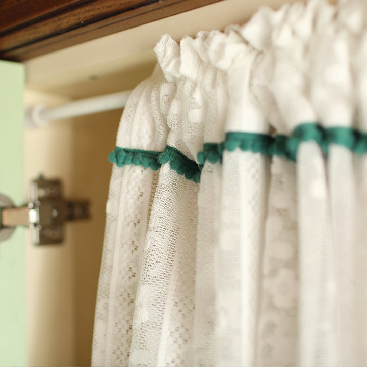 Daisy Lace Cabinet Curtain