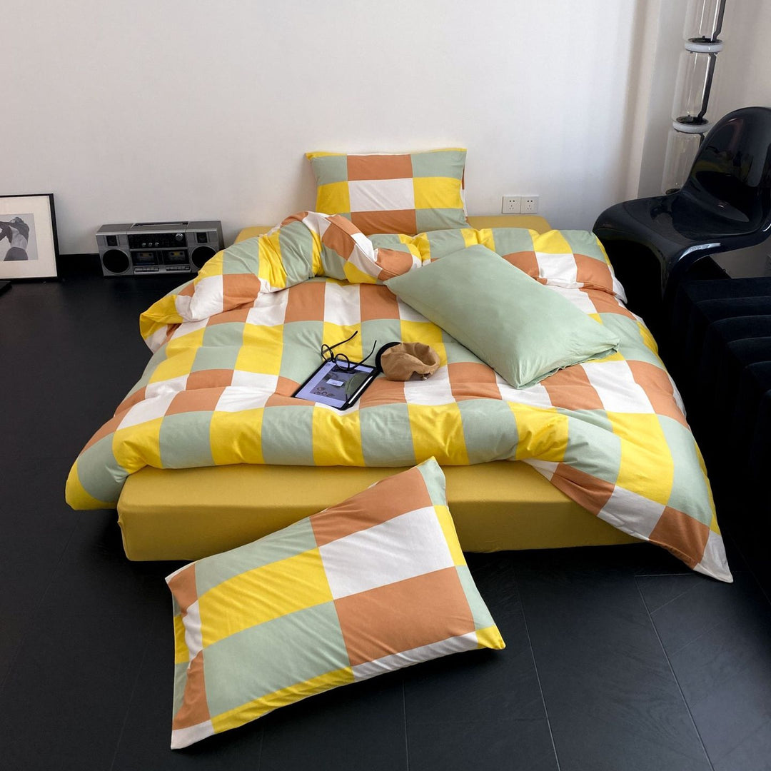 Funky Checkered Bedding Set Collection