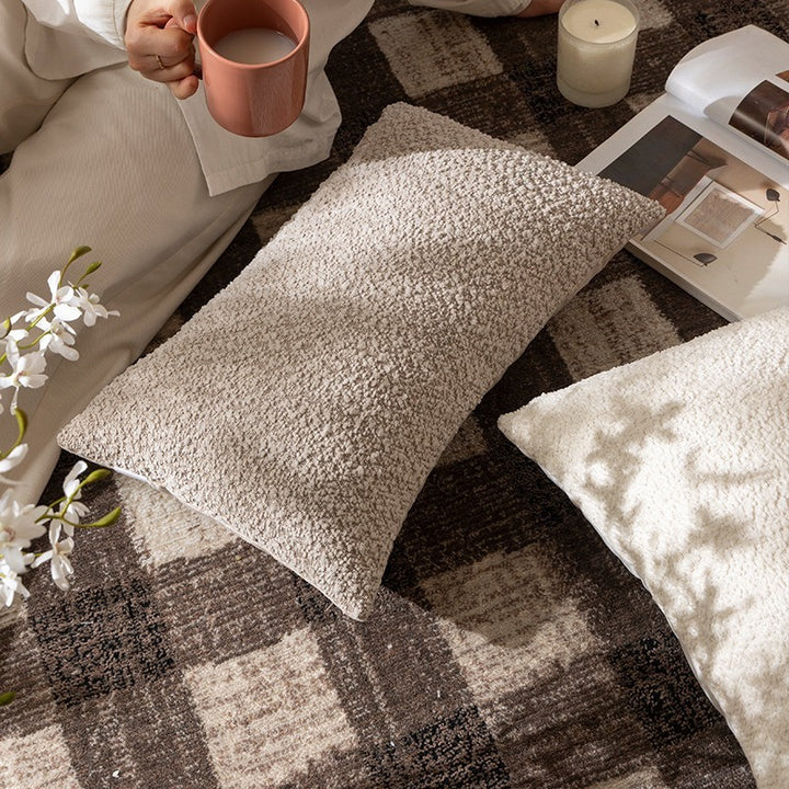 Cream Chenille Cushion