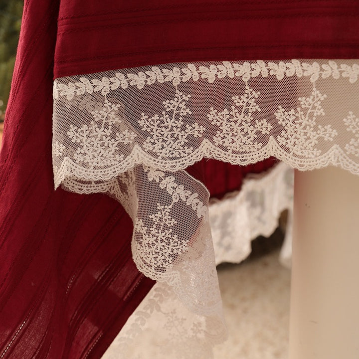 Red Romantic Table Cloth