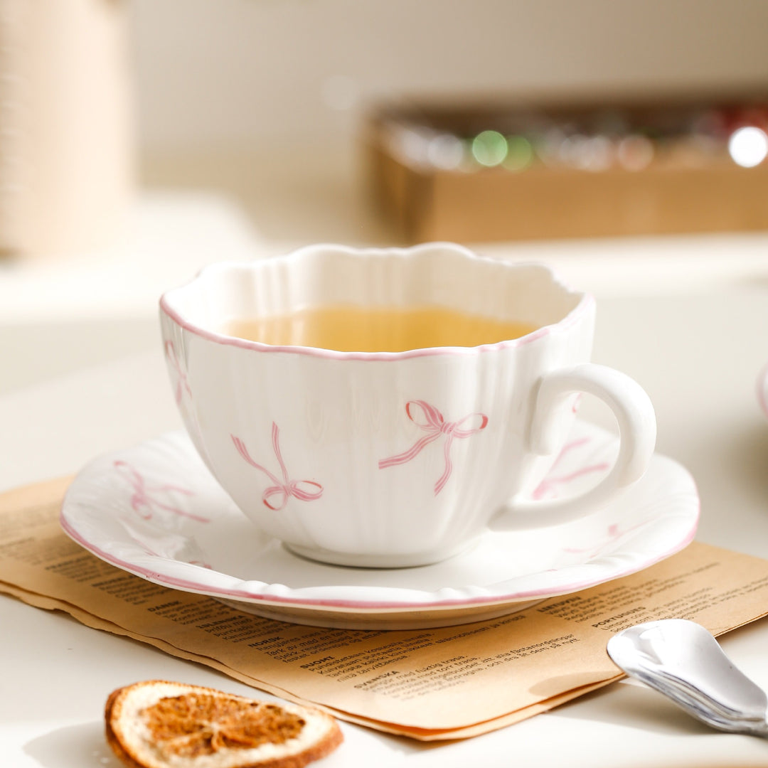 Petal Pink Bow Ceramic Collection