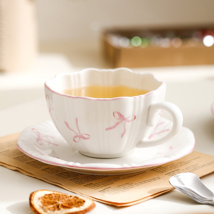 Petal Pink Bow Ceramic Collection