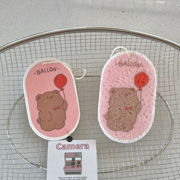 Happy Oval Dish Sponge Set