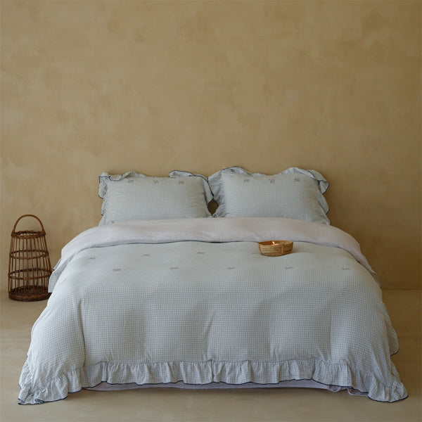 Summer Floral Basket Bedding Set