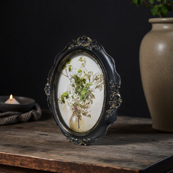 Mystery Bud Oval Frame