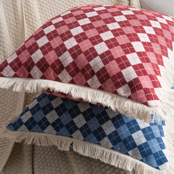 Disco Diamond Fringe Cushion