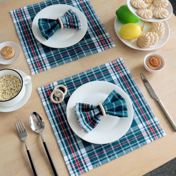 Christmas Tartan Napkin Set