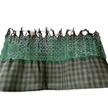 Highland Pastoral Woven Cabinet Curtain