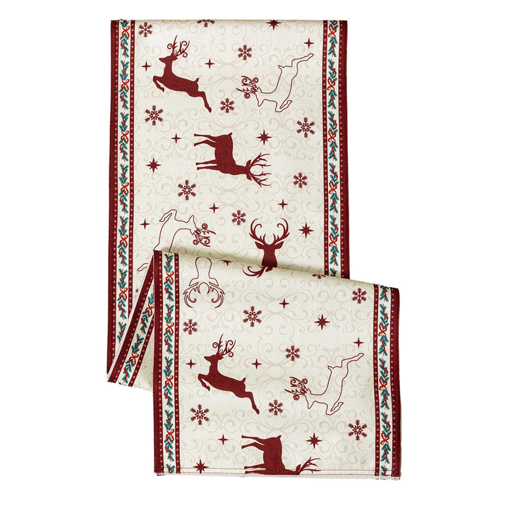 Running Reindeer Table Runner
