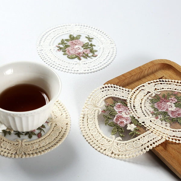 Rose Garden Coaster Set