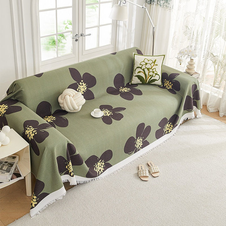 Vivid Floral Sofa Cover