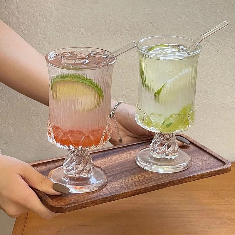 Paris Stripe Wine Glass Set