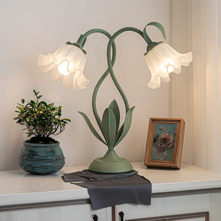 Twin Bloom Flex Silicone Table Lamp