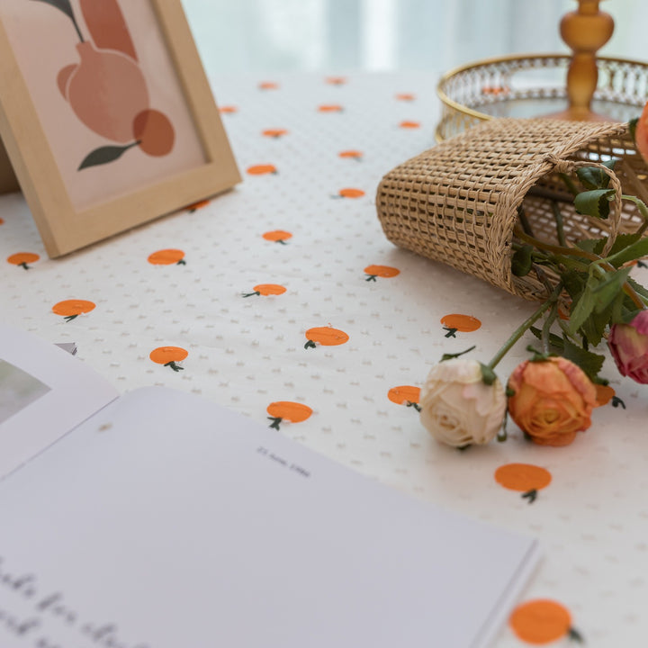 Orange Fun Table Cloth