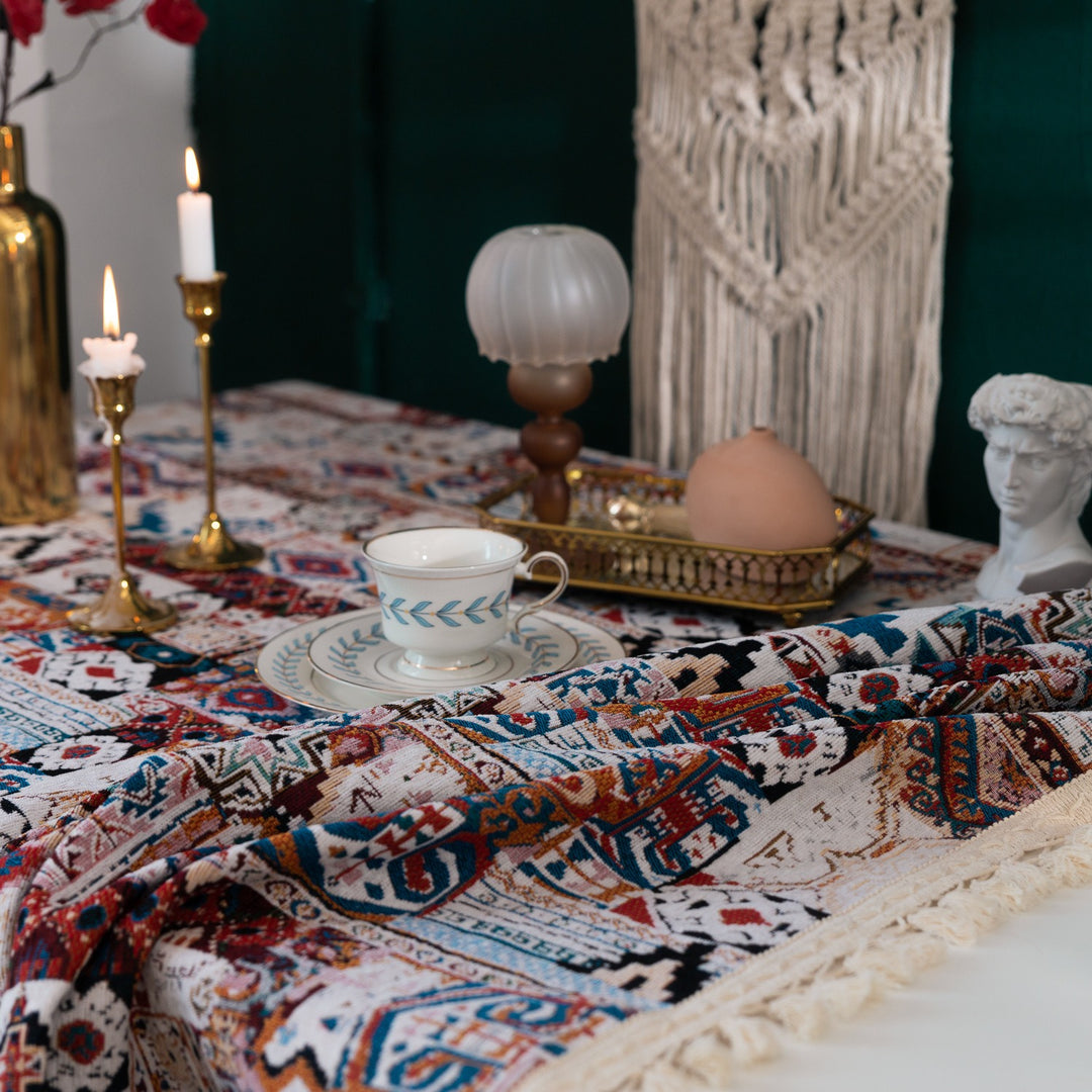 Mexico Style Tassel Table Cloth Collection